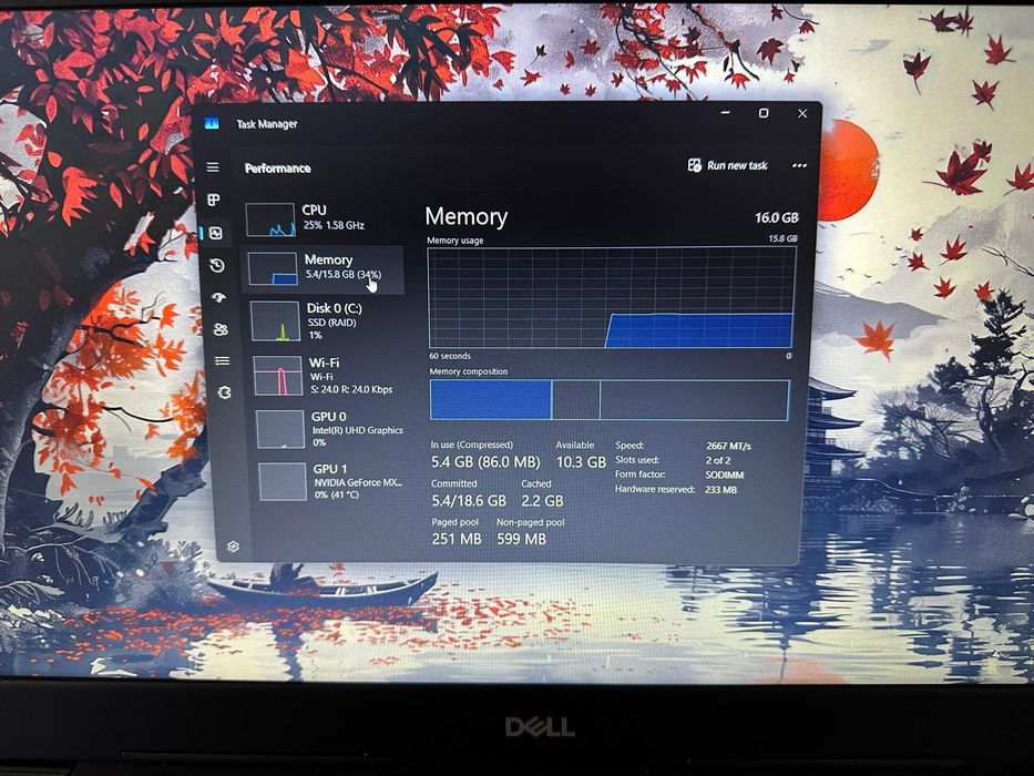 Laptop office/ low gaming i5-1036G1, NVIDIA MX230, 8GB RAM