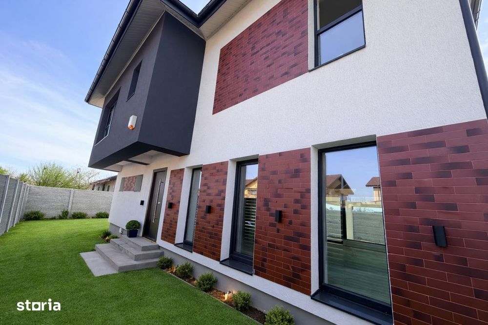 Casa individuala in Domnesti 4 camere,3 bai,153 mp utili, 400 mp teren