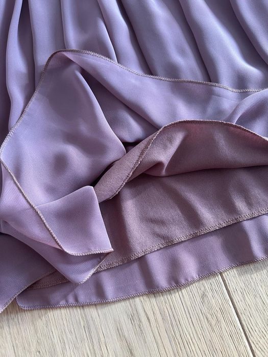 Rochie elegantă mov ocazie nuntă/botez un umăr, L/40