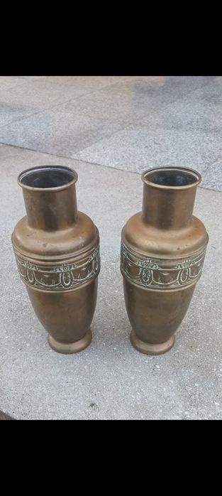 Pereche vaze din alama