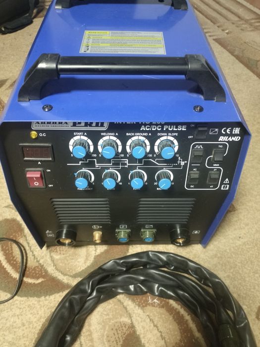 Сварочный аппарат, Аргон, Aurora PRO INTER TIG 200 AC/DC PULSE (Состоя