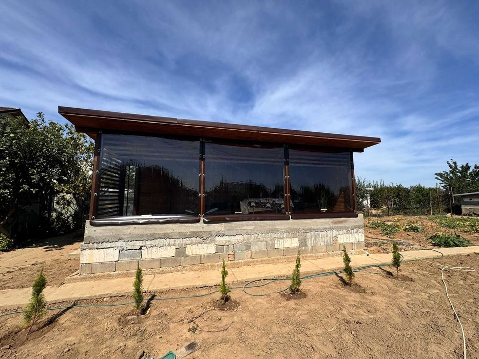 Folie terasa transparenta, folii terase si foisoare