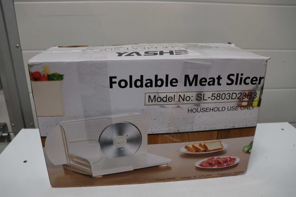 Електрическа домашна резачка YASHE 180W с назъбено острие 17 см