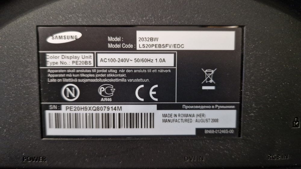 Монитор Samsung 2032BW