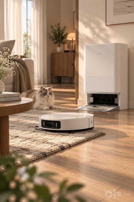 Умный Робот-пылесос Xiaomi Robot Vacuum 6 Pro ГЛОБАЛ