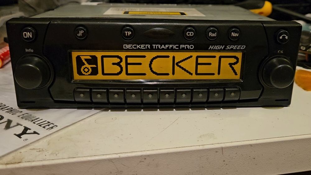 Radio CD Navigation Becker Trafic Mercedes Retro