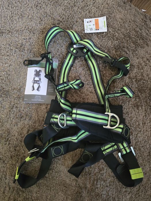 Kit protecție lucru la înălțime Kratos Safety – ham + opritor cădere – NOI