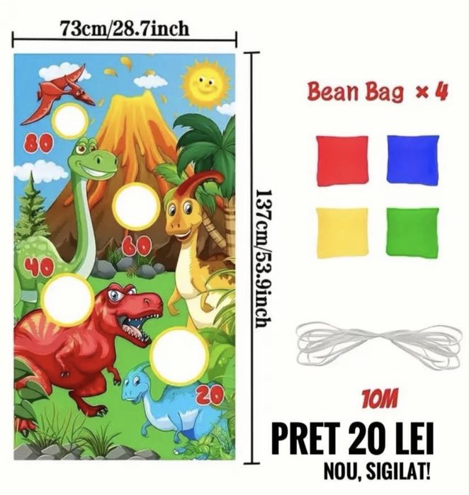 Lot articole decor petrecere Dinozauri