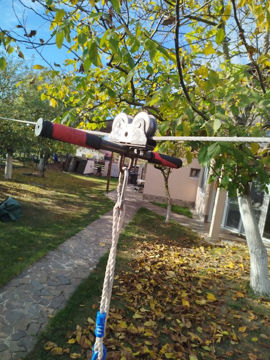 Tiroliana copii 20m cu leagăn, completă