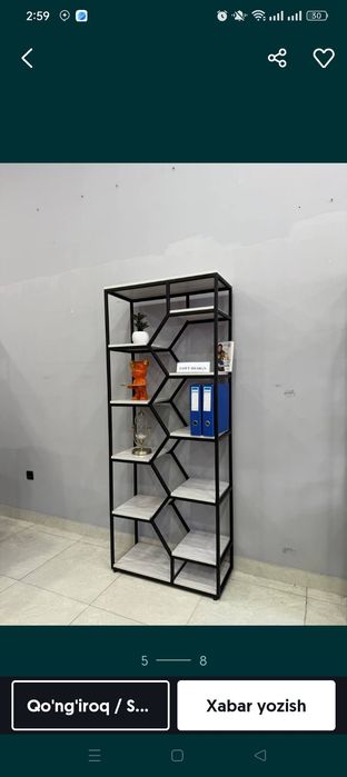 Darvoza naves loft divan veterina stelaj panjara yasimiz