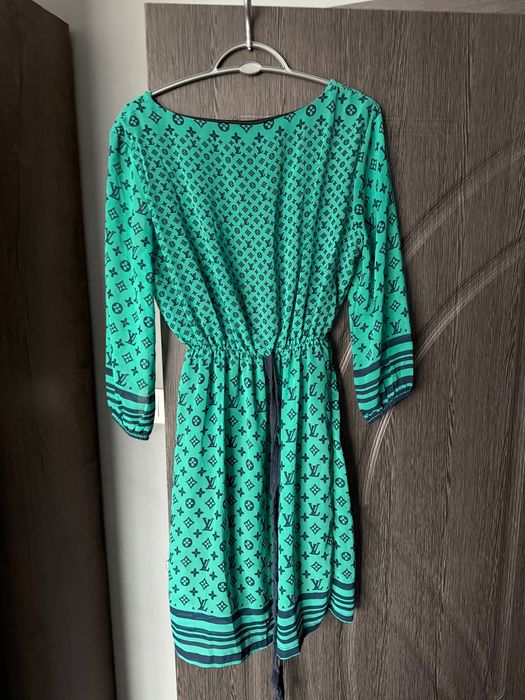 Рокля лятна зелена