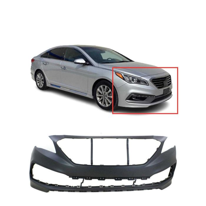 Бампер всборе на Хюндай Соната 2015 / Hyundai Sonata 2015