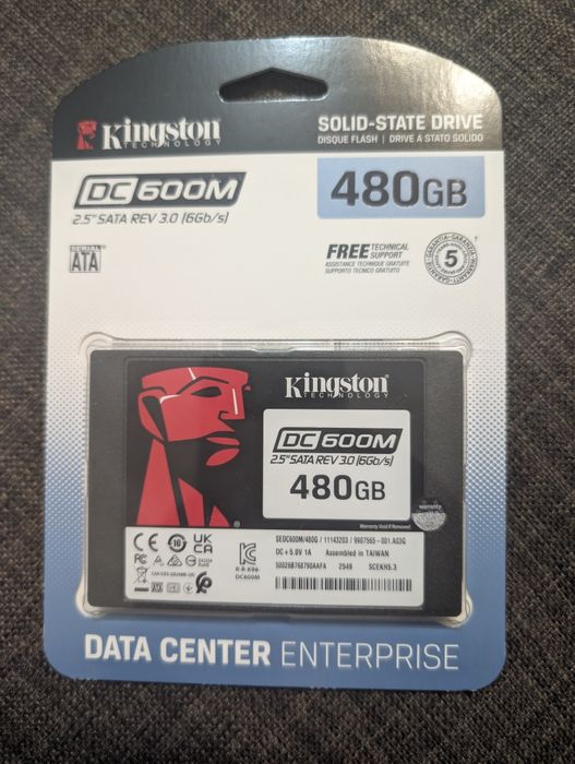 SSD Kingston DC600M 480GB (2.5", SATA)