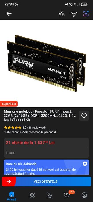 Rami laptop ddr4