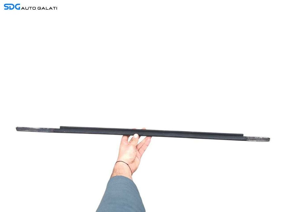 Perie Bandou Cromat pentru Geam Sticla de pe Usa Portiera Dreapta Spate Audi A4 B9 Berlina Sedan 2015 - 2025 [LS0174]