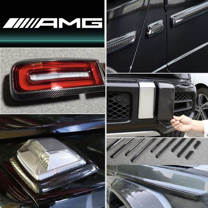 Карбон пакет Мерцедес Г класа G W465 G63 AMG спойлер решетка G800 G900