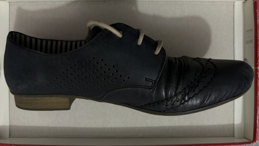 Кожаные туфли Rieker Antistress