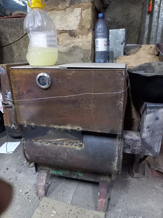 Буржуйка печка  под казан