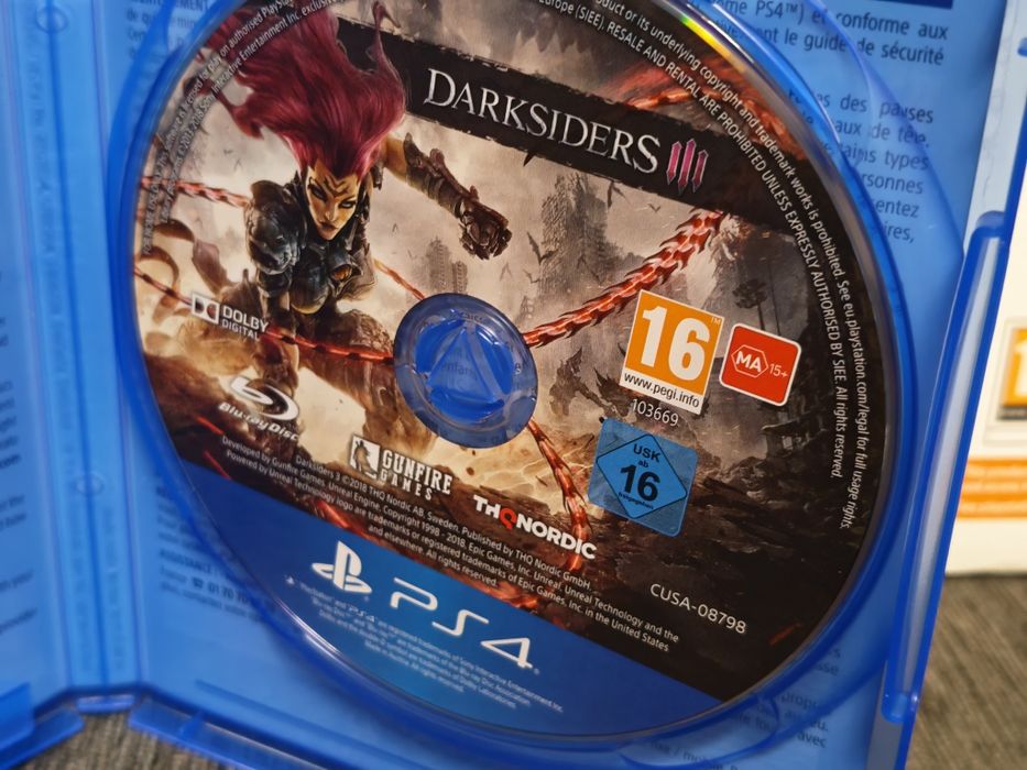 PS4 за конзола Darksiders III PS 4 5 Play Station Игра