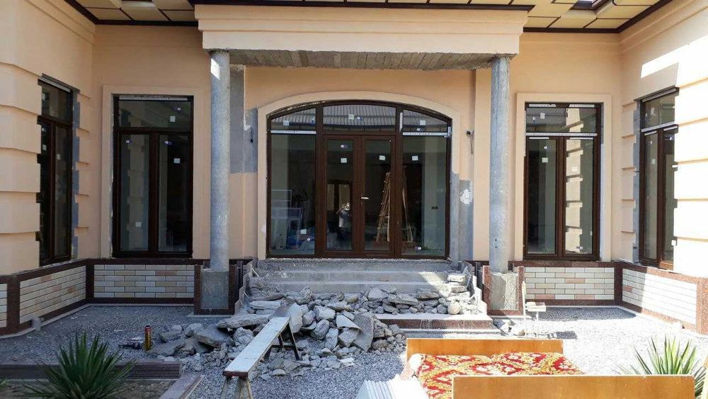 Акфа эшик-ром ва витраж(тераска)лар ясаш ва урнатиш