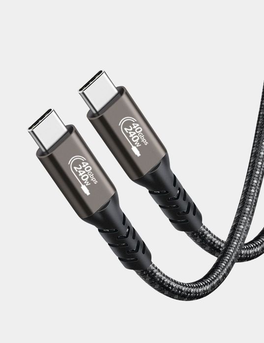 Кабель Thunderbolt, Type-C 4.0, 240W, 40 Gbps USB-C