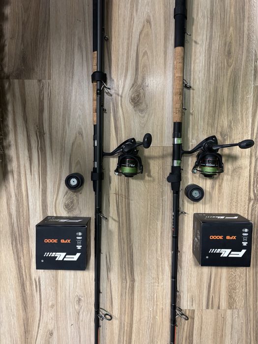 Lansete feeder FL echipate cu mulinete