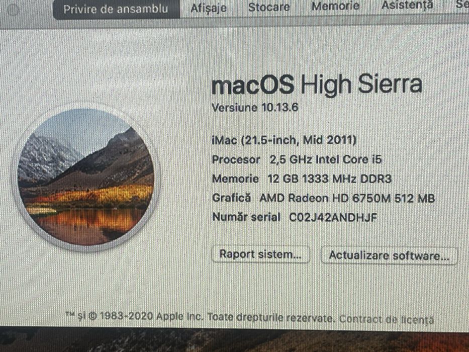 Imac 2011, i5 intel Core