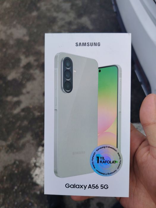 Samsung A 56 5G 1 yil garantiyaligi