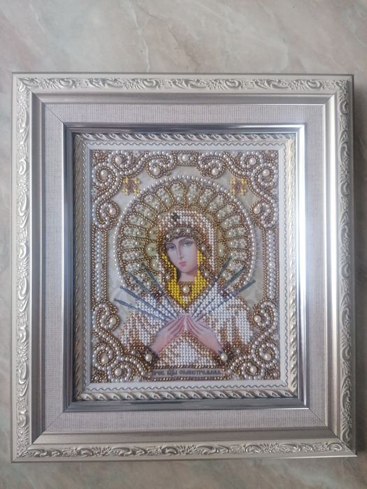 Иконка вишита бисером