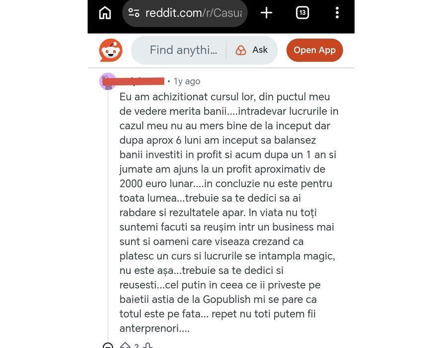 Vând curs GoPublish, 1199€