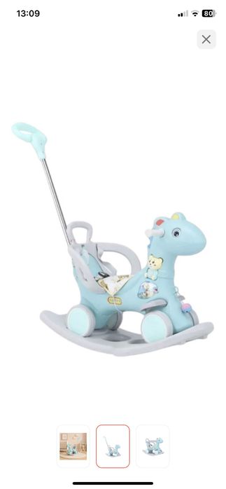 Лошадка качеля новая