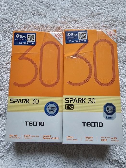 Tecno Spark 30 Pro  8+8/256GB  New