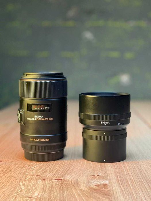 Sigma 105mm f/2.8 EX DG Macro OS HSM - montura Canon EF