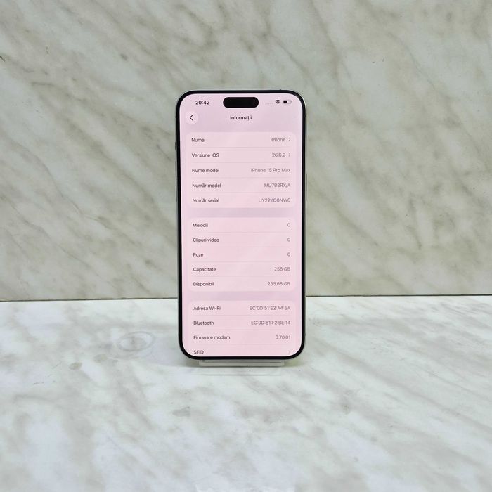 iPhone 15 Pro Max 256GB 80% Baterie Zeus Amanet Militari 37333