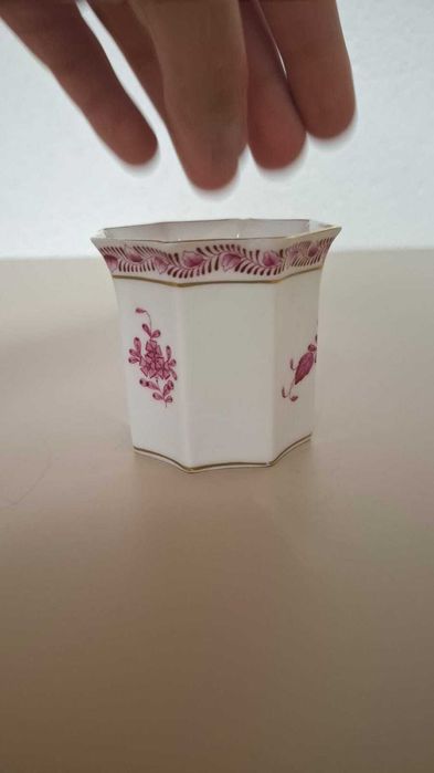 Ceasca si farfurioara marca Herend - Apponyi Purpur (Raspberry/Purple)
