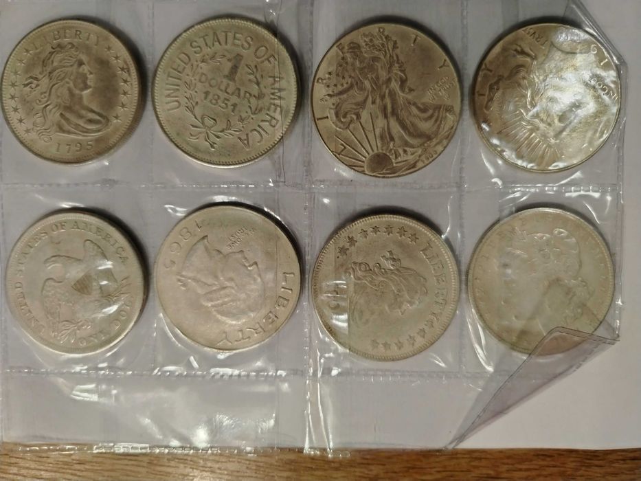 Американски сребърни монети реплика