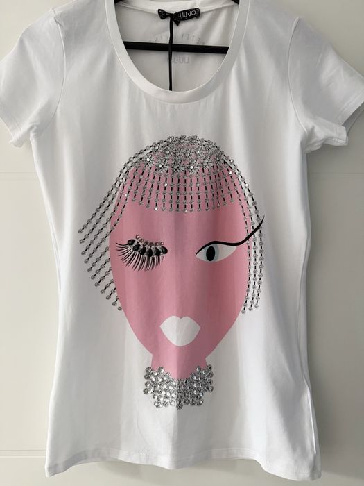 LIU JO Print T-shirt - white