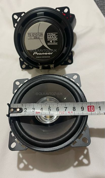 Pioneer 110W kalonka 10 sm razmer cheti rezinkali suvga chidamli gm