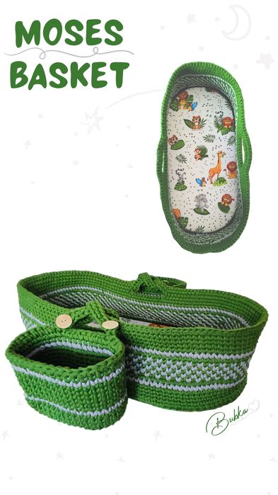 Порт бебе / Плетен бебешки кош
