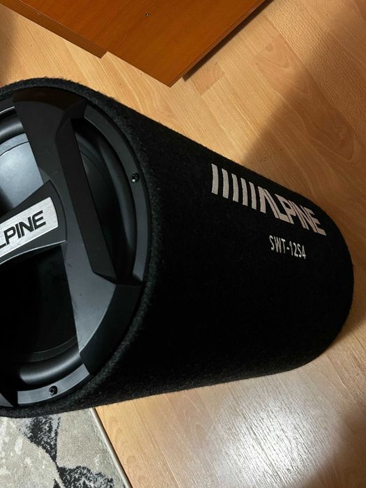 Subwoofer auto Alpine SWT-12S4 + Amplificator BBX-T600
