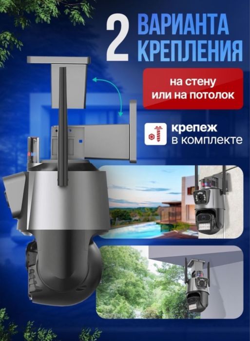 Камера 360° со флешкой с вайфаем