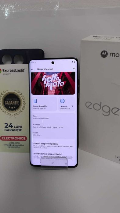 (AG 35)Telefon Motorola Edge 60 B.926 (AG 51)/ Garantie2 ani/ 1000 lei