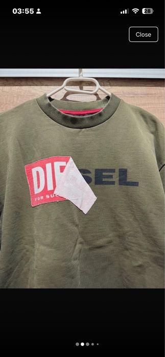 Bluza originala diesel marime s fit m unisex