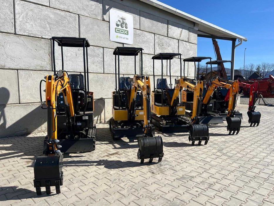 Mini excavator JPC  - 12 Hp , 1 Tona  (Nou 2025) + Video