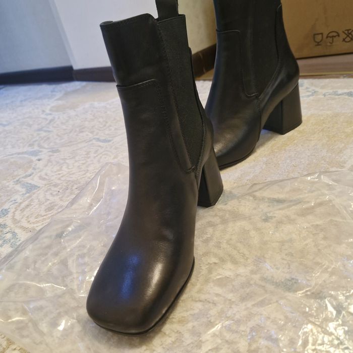 Полусапожки кожанные