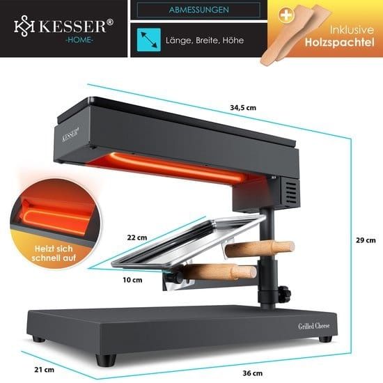 Grill cu accesoriu ptr brânzeturi
