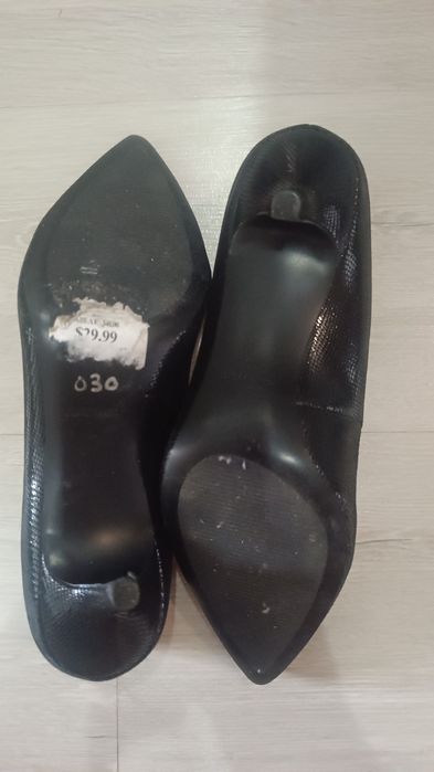 Туфли черные, жегские