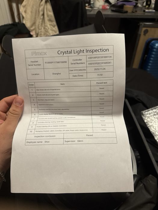 VR PIMAX crystal light nou , full box