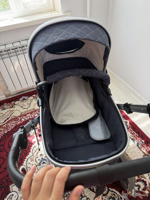 Коляска ining baby синий цвет