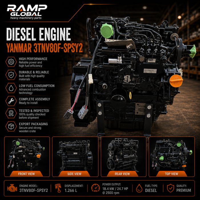Двигатель Yanmar 3TNV80F-SPSY2